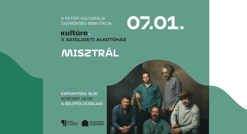 Misztrál koncert a Szigligeti Alkotóház udvarán