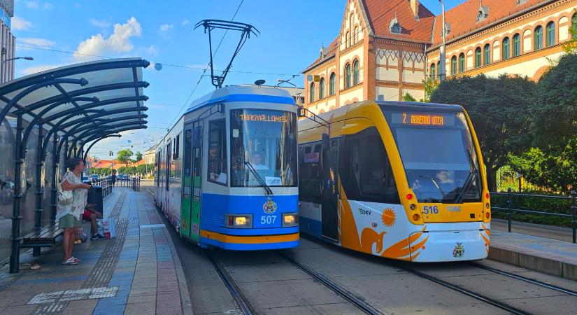 Javítják a villamospályát Debrecenben