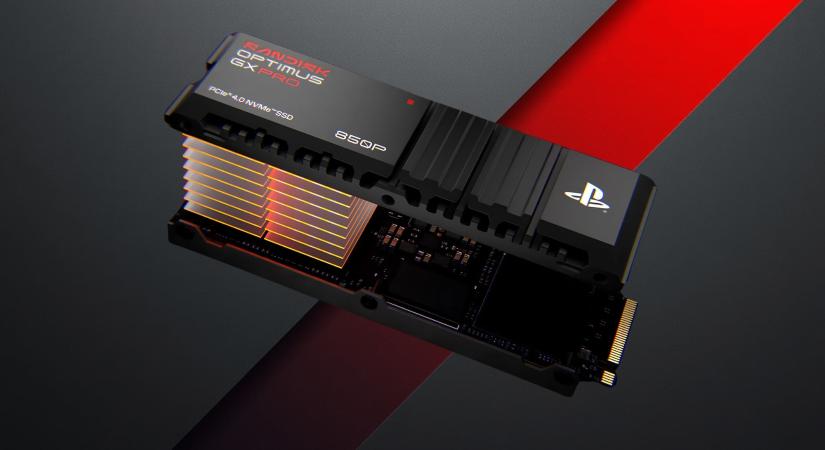 SanDisk Optimus GX PRO 850P: Új SSD kártyák érkeznek a Sony Play Station 5-ös játékkonzoljaihoz