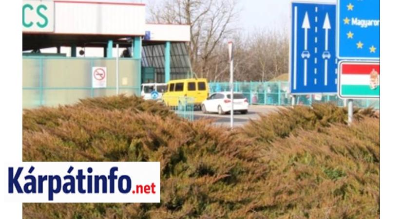 Szünetel a határforgalom Tiszabecsnél