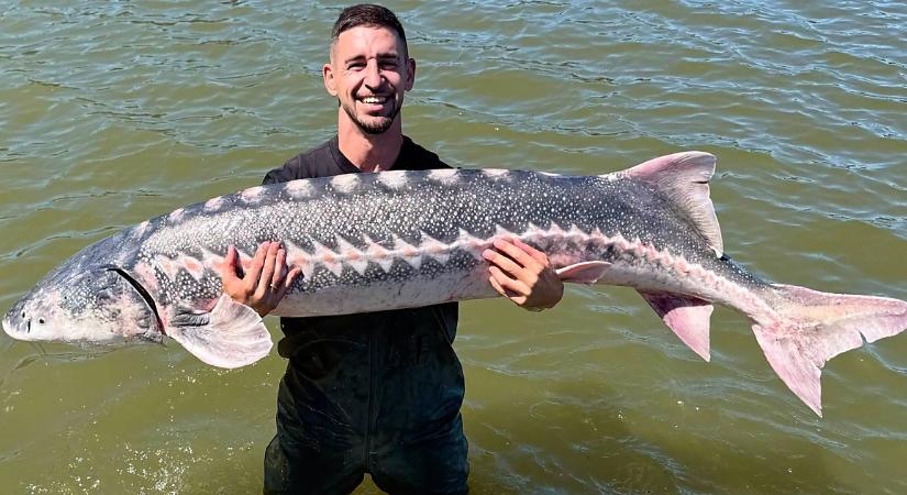 A válogatott debreceni meccse után elment nyaralni, több mint 60 kilós halat fogott a védő – fotókkal, videóval