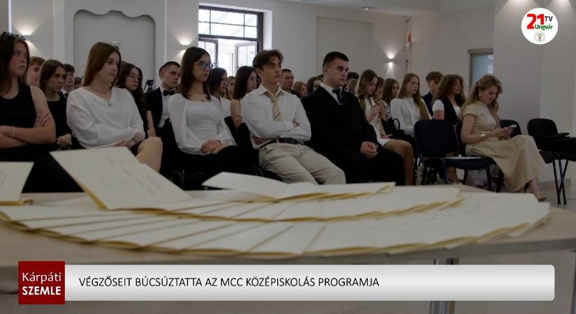 Végzőseit búcsúztatta az MCC Középiskolás Programja (videó)