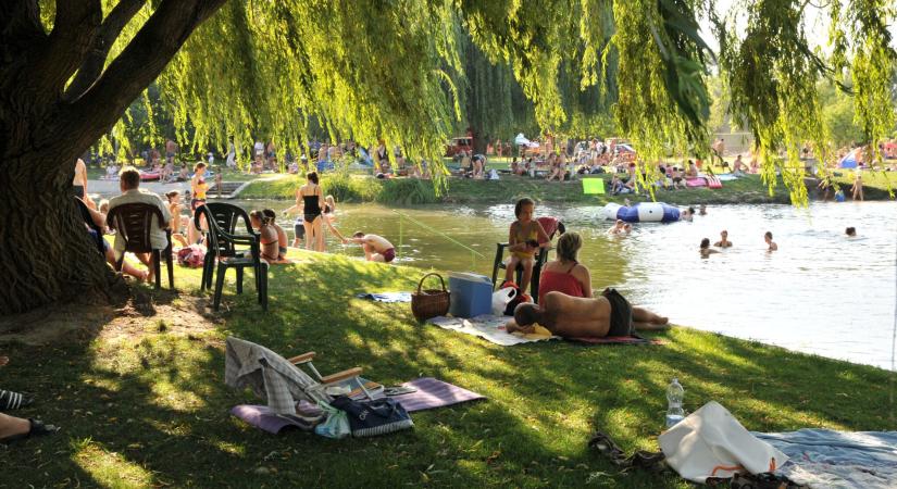 Szabadstrandok Győrben és a környéken
