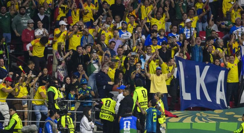 Vérzett a kommentátor feje a foci-vb-n, miután telibe találták a lelátóról