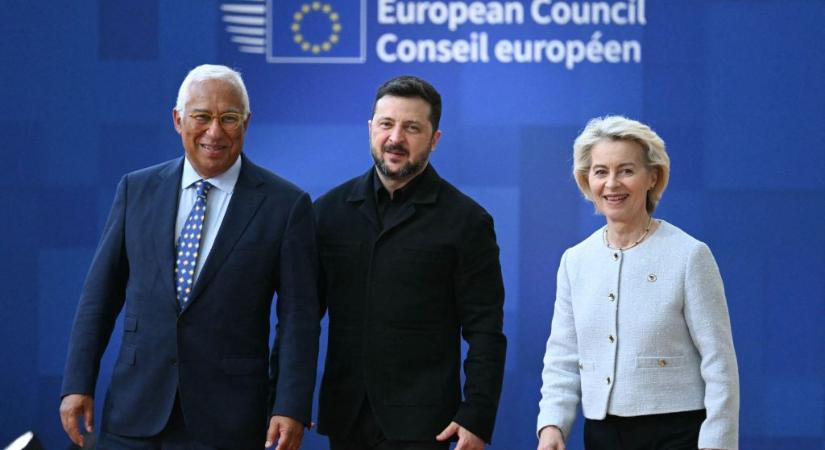 Zelenszkij Brüsszelben: Teljes egyhangúság van Ukrajna EU-csatlakozásáról