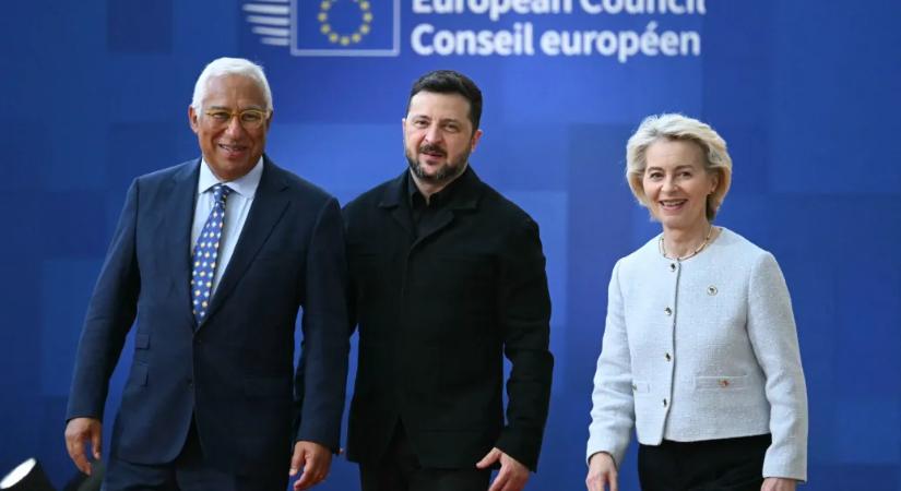 Zelenszkij Brüsszelben: Öt újabb csatlakozási fejezet megnyitásáról fogunk tárgyalni az EU-csúcson