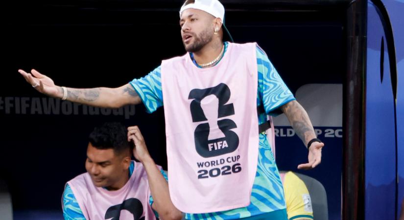 Vb 2026: Neymar kihagyja a Haiti elleni mérkőzést, a skótok ellen is kérdéses a játéka