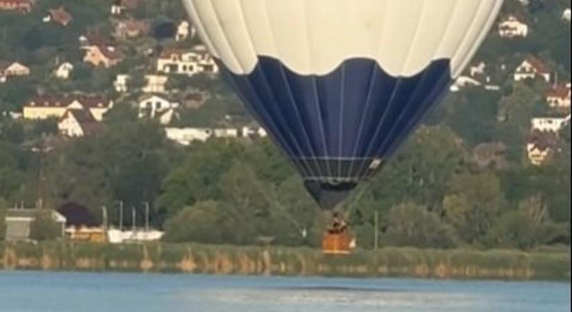 Hőlégballon vagy óriási etetőhajó? Ezen nevettek a balatoni horgászok (videó)