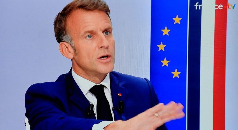 A francia elnököt lenyűgözte a Moszkva elleni ukrán dróntámadás