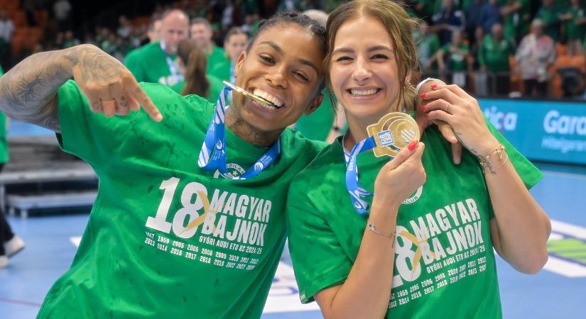 Összeházasodik az ETO két női kézise, Bruna de Paula és Fodor Csenge