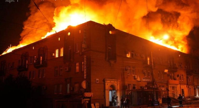Dróntámadás érte a zaporizzsjai atomerőmű szállítási részlegét