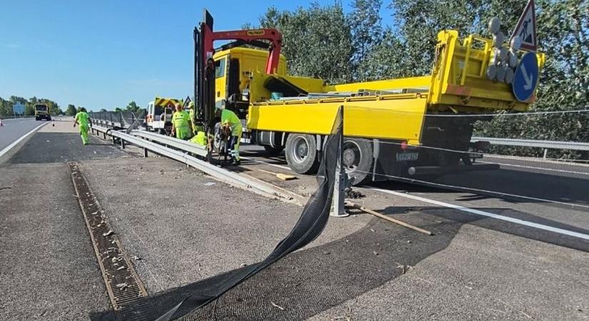 Azonnali 60 km/h-s sebességkorlát lépett életbe az autópályán!