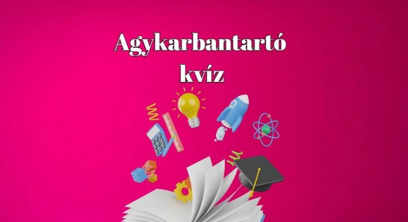 Agykarbantartó kvíz - Az emberek fele, nem tudja megválaszolni helyesen a kérdések 60%-át
