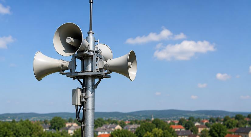 Megszólalhatnak a szirénák hétfőn Esztergomban