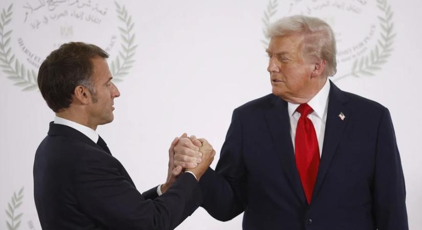 Macron: Trump egyetért azzal, hogy Oroszországnak nincs szándékában béketárgyalásokat folytatni