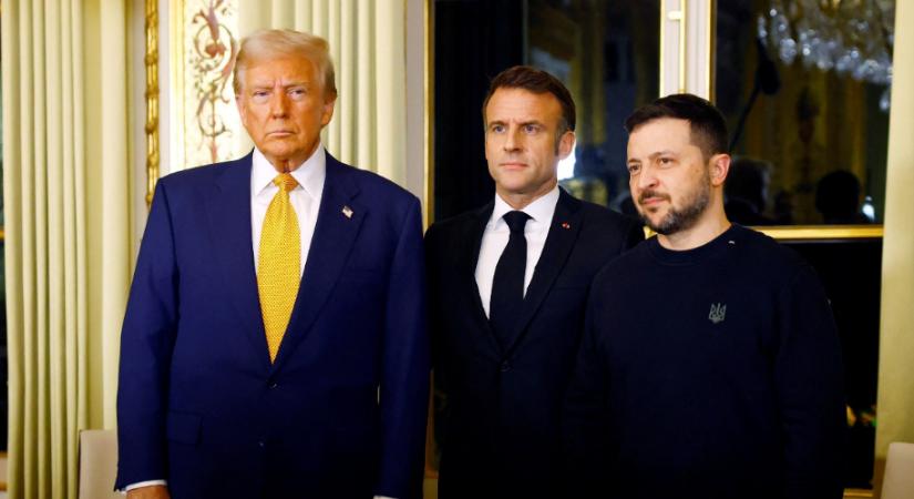 Macron: Trump biztos volt benne, hogy Ukrajna elveszíti a háborút, de mára megváltozott a véleménye