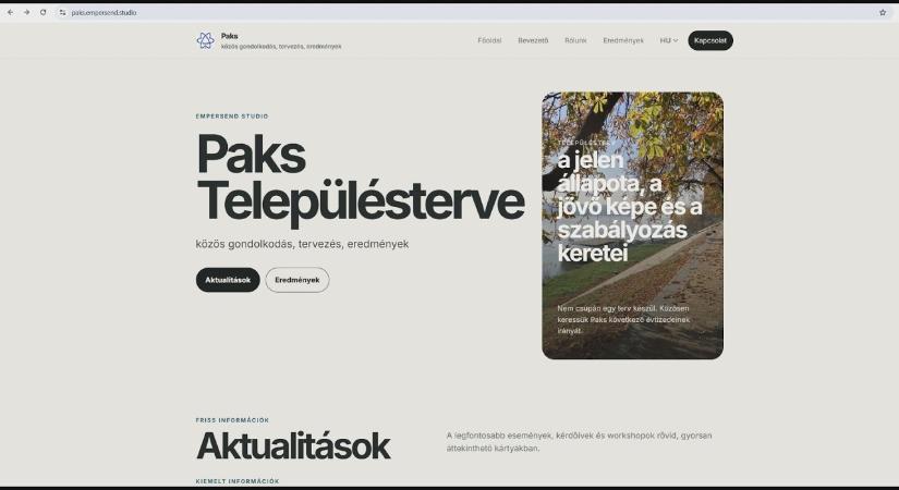 Gondolkodjunk Paks jövőjéről közösen!