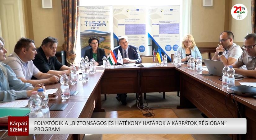 Folyatódik a „Biztonságos és hatékony határok a Kárpátok régióban” program (videó)