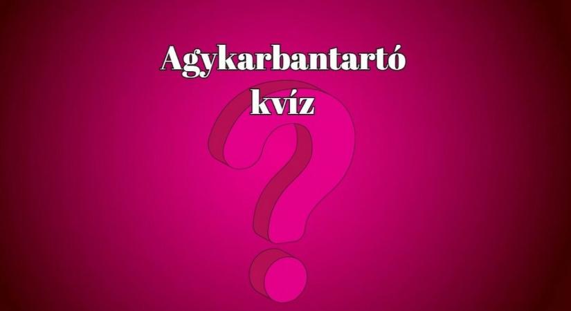 Tíz kvízkérdés, mely segít megmozgatni agytekervényeidet! - Napi agykarbantartó kvíz