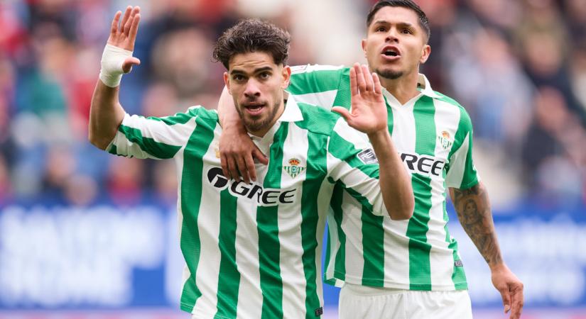 A Real Betis támadója a Premier League-be igazolhat – sajtóhír