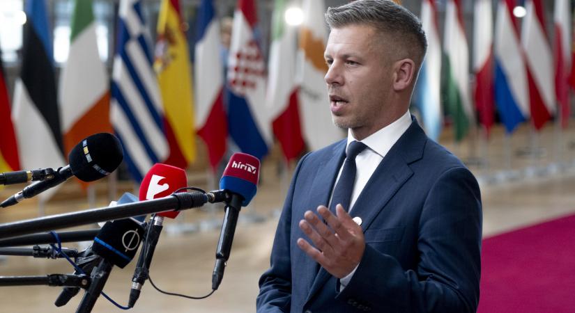 Magyar Péter első uniós csúcsa után állt ki a sajtó elé