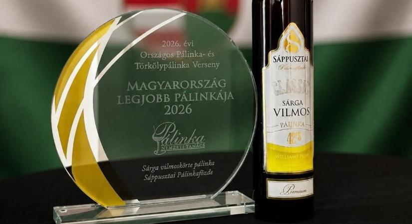 Borsodi lett Magyarország legjobb pálinkája 2026-ban!