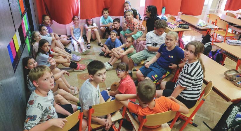 Már senki sem a tanulással foglalkozott, így telt a vakáció előtti utolsó nap