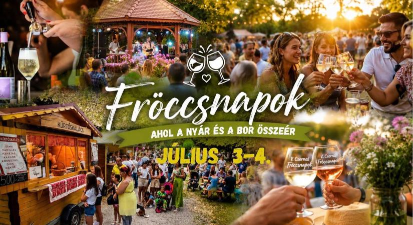 A nyár és a bor összeér - Az ötödik fröccsnapokat rendezik meg Csornán, mutatjuk mikor lesz