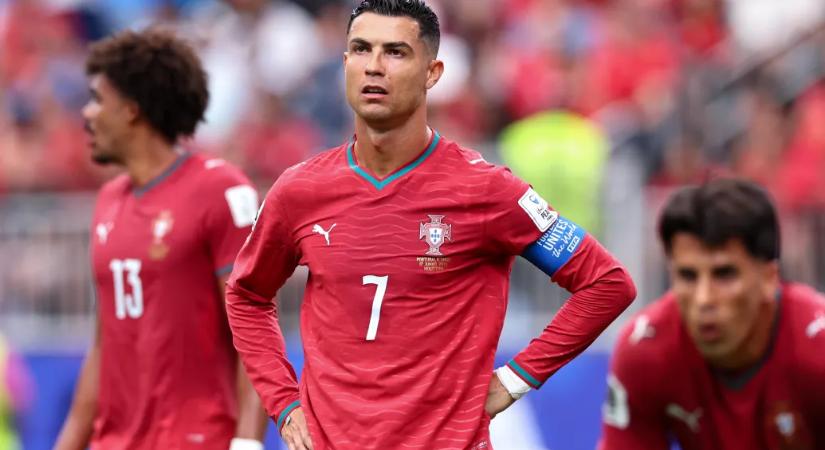 A portugálok első vb-meccsén rögtön előkerült a legnyugtalanítóbb problémájuk: Cristiano Ronaldo
