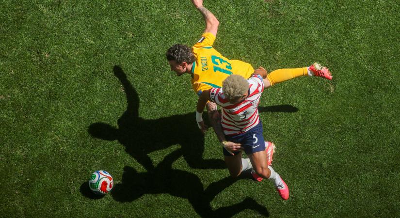 USA–Ausztrália: 2–0, az amerikaiak magabiztosan kézben tartották a meccset