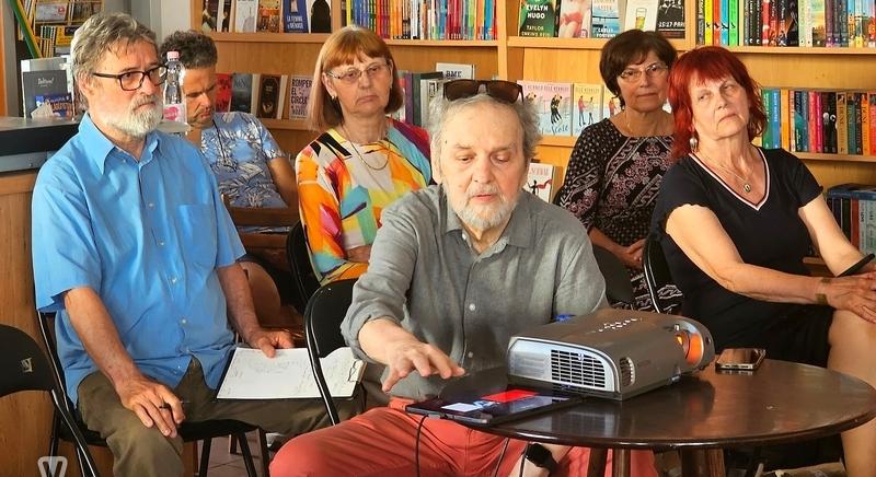 Íme, egy AI-szignó Bonyhádi Károly Signo című könyvének bemutatójáról