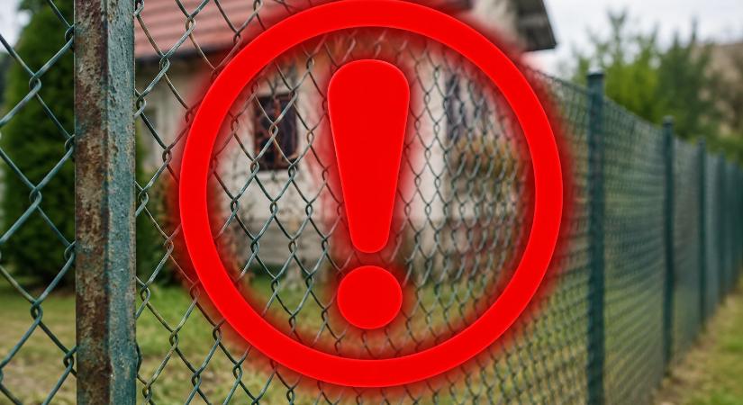 Drótból van a kerítésed? Akkor komoly bajba kerülhetsz!