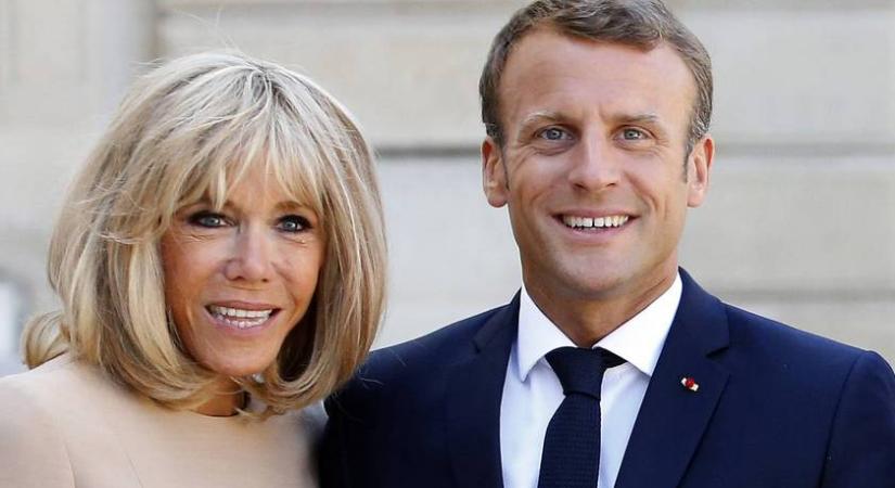 Emmanuel Macron 73 éves felesége gyönyörű estélyiben: leckét adott eleganciából Donald Trump látogatásán