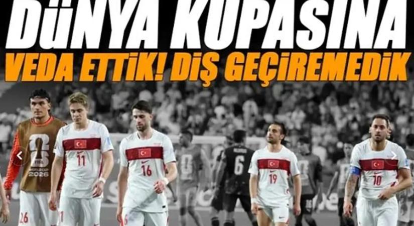 „Szégyen vagyunk” – így keseregnek a török sportoldalak a kiesés után