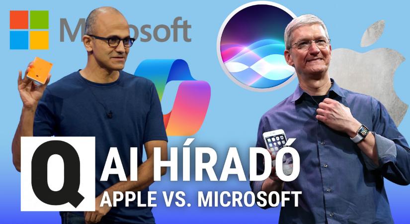 AI-fronton folytatódik az ötvenéves háború: ébredezik az Apple és a Microsoft is