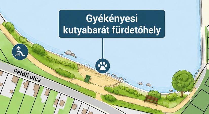 Újabb kutyás fürdetőhely nyílt Magyarországon