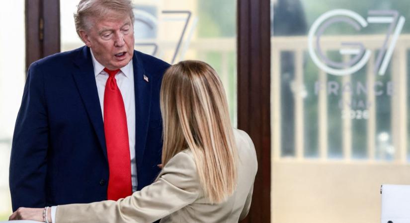 A döbbent Meloni szerint Trump csak kitalálta, hogy ő közös fotóért könyörgött neki