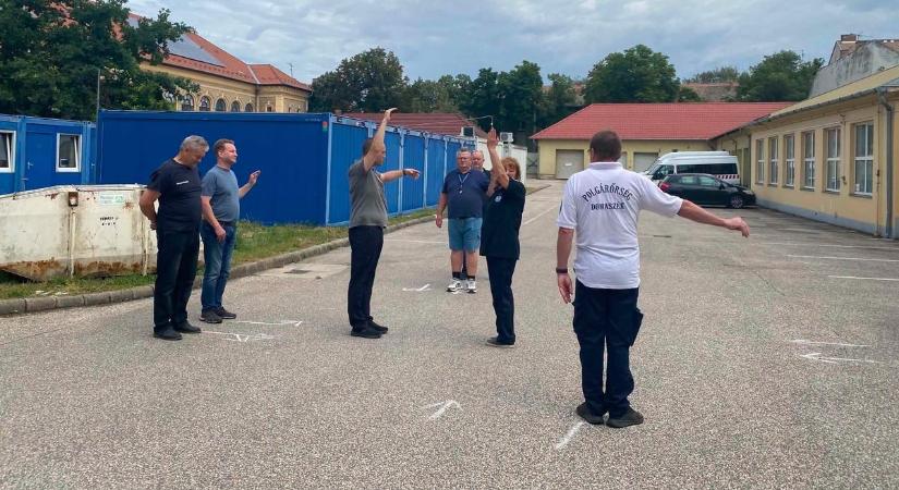 Képzésen készültek a szolgálatra, új ismeretekkel gazdagodott a domaszéki polgárőrség