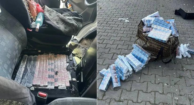 Milliós értékű mikrobuszt veszített egy férfi a nevetlenfalui határátkelőn talált cigaretták miatt