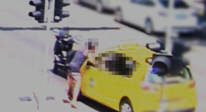 A robogós ütött, a taxis gázolt