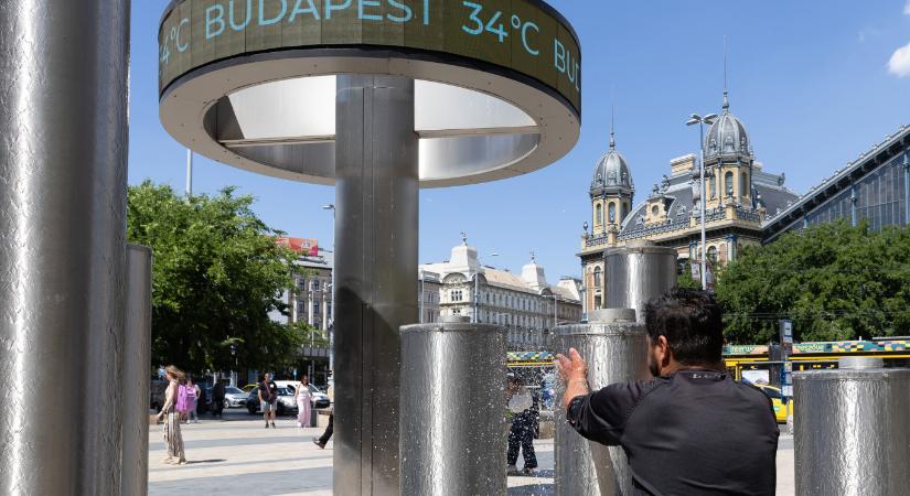 Budapest is készül a hőség miatt