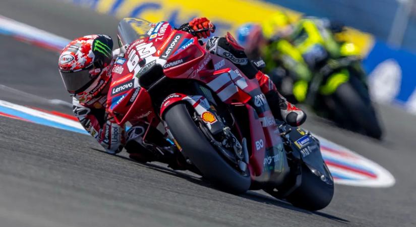 MotoGP: Francesco Bagnaia nyerte meg a brnói sprintversenyt