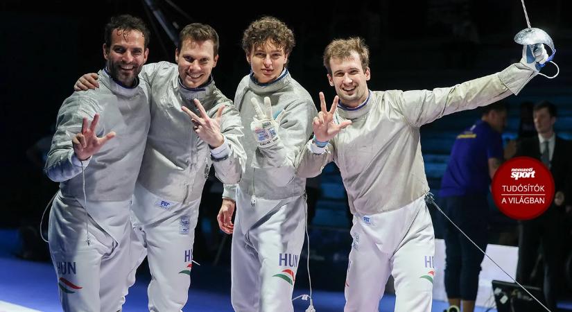 Aranyérmes a férfi kardcsapat az Európa-bajnokságon!