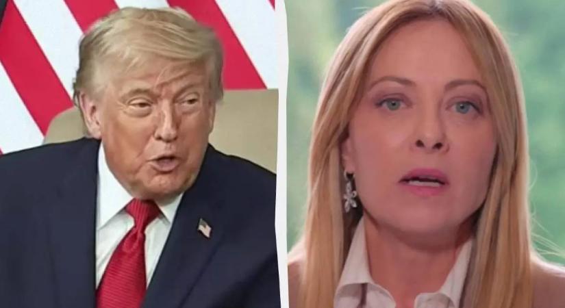 Donald Trump szavai Giorgia Meloniról diplomáciai feszültséghez vezettek