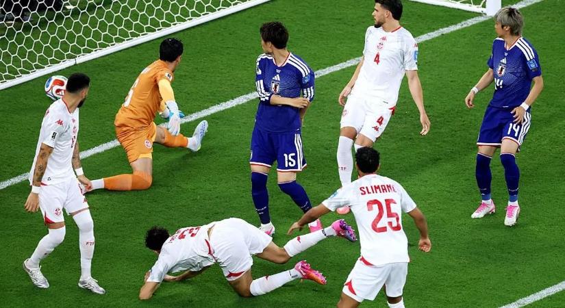 Japán gyorsan vezetést szerzett Tunézia ellen – videó