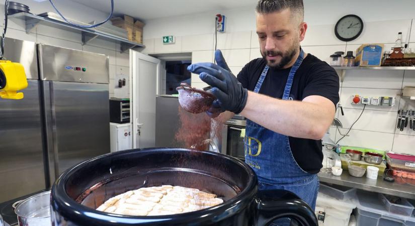 160 tojás, 14 kiló mascarpone – Rekordgyanús édességet készített Jakabfi Dávid (galéria, videó)