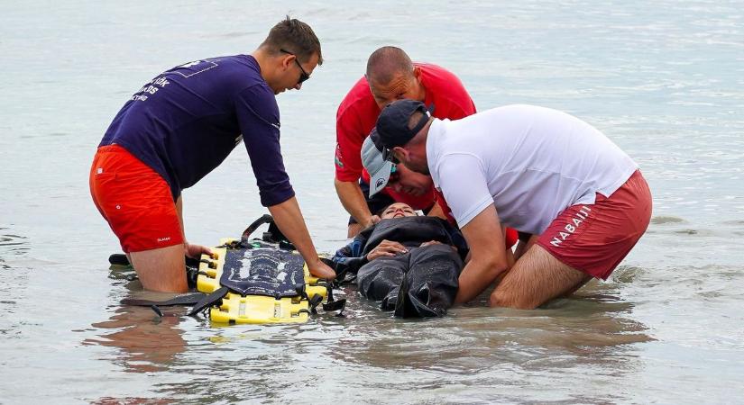 Gyermeket is újraélesztettek a Balatonnál - mintha tényleg megtörtént volna a tragédia
