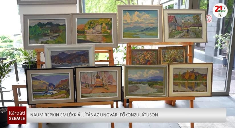 Naum Repkin emlékkiállítás az ungvári főkonzulátuson (videó)