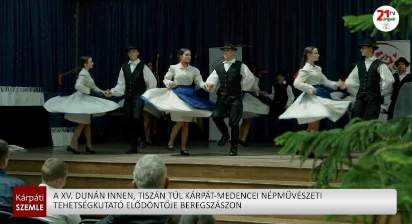 A XV. Dunán innen, Tiszán túl Kárpát-medencei népművészeti tehetségkutató elődöntője Beregszászon (videó)