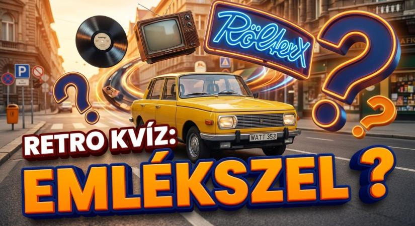 Retró kvíz: Nosztalgiázz velünk! Lássuk, mennyire emlékszel a régi szép időkre?